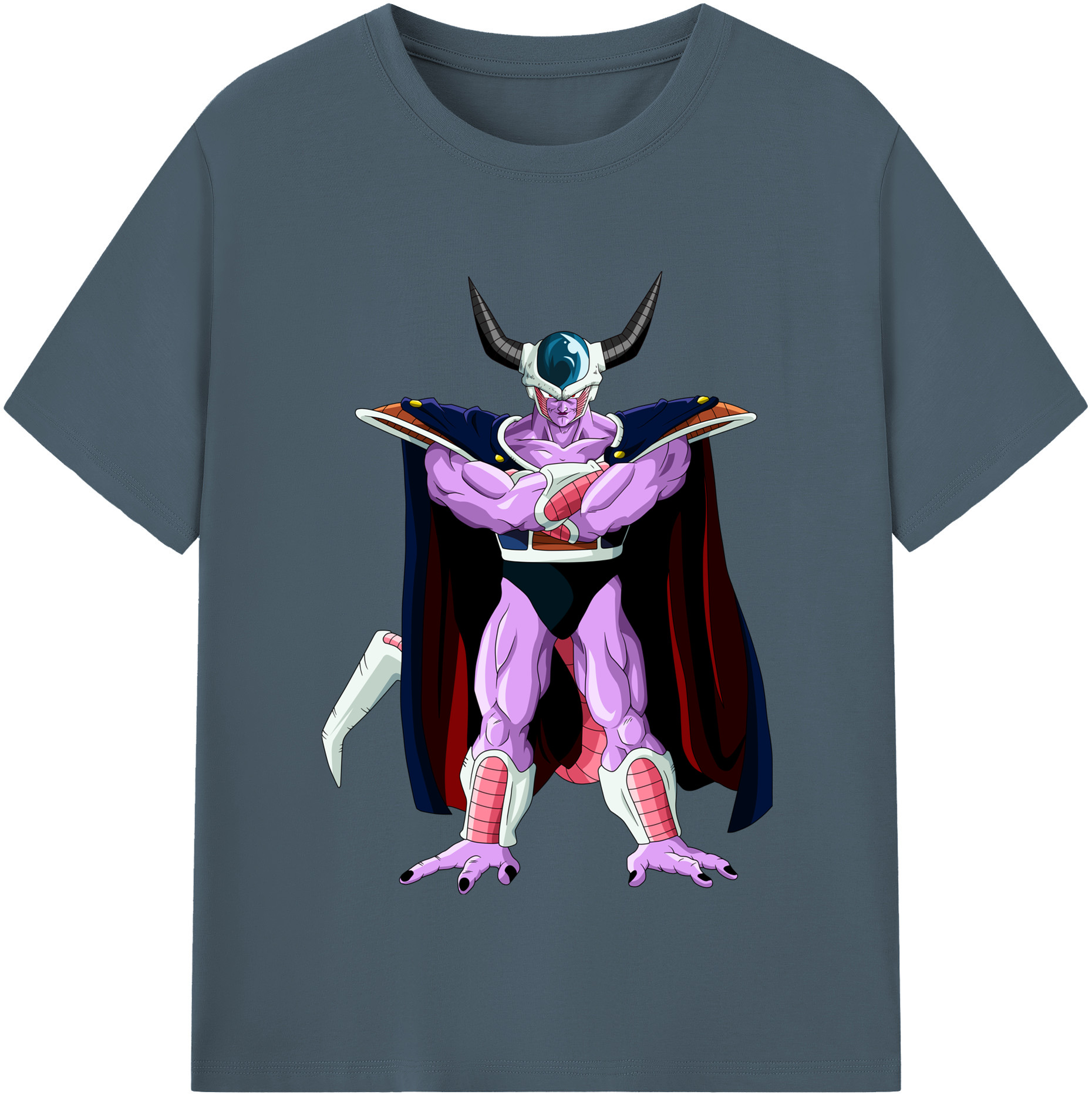 （画像用） ドラゴンボール コルド大王 DRAGON BALL King Cold 綿100％半袖Tシャツ（フロントプリント）